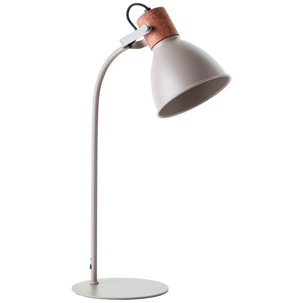 Brilliant Erena Lampada da tavolo Grigio, 1-Luce