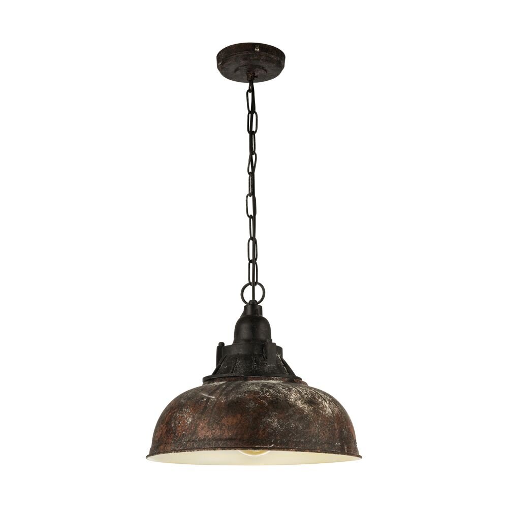 Eglo GRANTHAM 1 Lampadario a sospensione Beige, Marrone scuro, 1-Luce main product photo