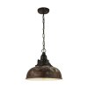 Eglo GRANTHAM 1 Lampadario a sospensione Beige, Marrone scuro, 1-Luce