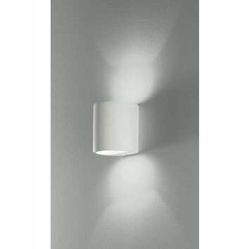 Luce Design Shine Applique può essere dipinta con colori disponibili in commercio, Bianco, 1-Luce