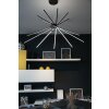 Luce Design Shanghai Lampada a Sospensione LED Nero, 8-Luci