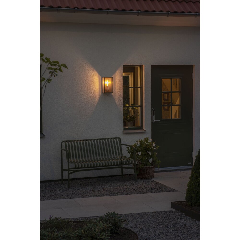 Konstsmide Carpi Applique da esterno Ottone, 1-Luce