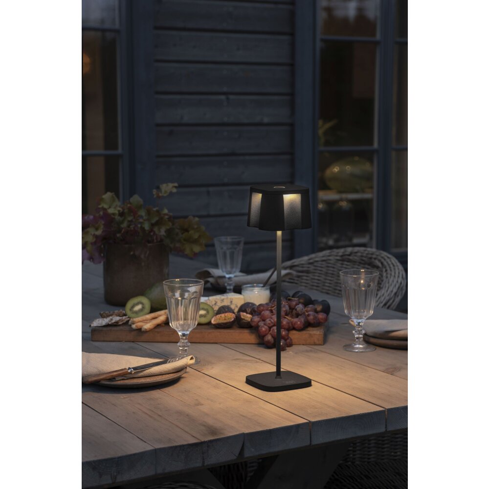 Konstsmide Nice Lampada da tavolo LED Nero, 5-Luci main product photo