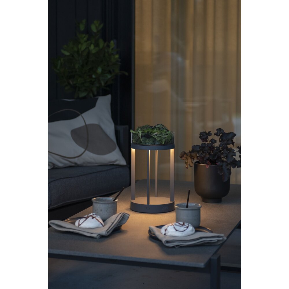 Konstsmide Chieti Lampada da tavolo LED Grigio, 1-Luce main product photo