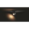 Philips Hue Buckram Plafoniera LED Nero, 1-Luce