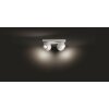 Philips Hue Buckram Plafoniera LED Bianco, 4-Luci, Telecomando