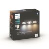 Philips Hue Adore Lampada da incasso LED Alluminio, 3-Luci, Telecomando