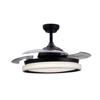 Philips Bliss ventilatore da soffitto LED Nero, 2-Luci