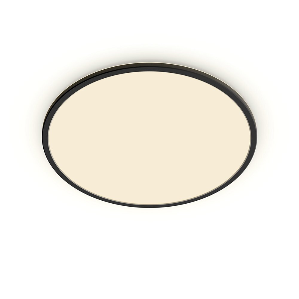 Philips Superslim CL550 Plafoniera LED Nero, 1-Luce main product photo