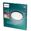 Philips Superslim CL550 Plafoniera LED Nero, 1-Luce