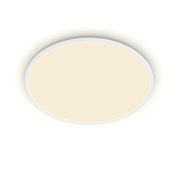 Philips Superslim CL550 Plafoniera LED Bianco, 1-Luce