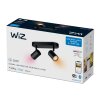 Philips WiZ IMAGEO Plafoniera LED Nero, 2-Luci, Cambia colore