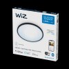 Philips WiZ Super Slim Plafoniera LED Nero, 1-Luce