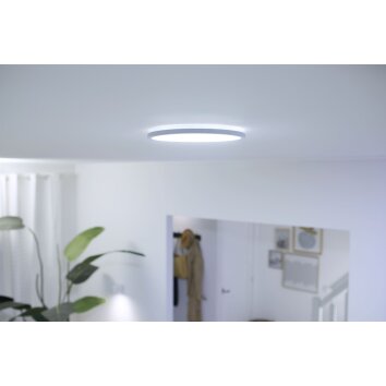 Philips WiZ Super Slim Plafoniera LED Bianco, 1-Luce