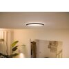 Philips WiZ Super Slim Plafoniera LED Nero, 1-Luce