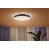 Philips Hue Enrave Plafoniera LED Nero, 1-Luce, Telecomando