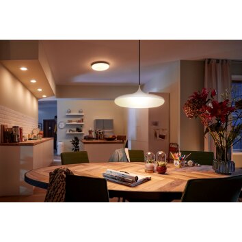 Philips Hue Cher Lampada a Sospensione LED Bianco, 1-Luce, Telecomando