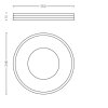 Philips Hue Being Plafoniera LED Bianco, 1-Luce, Telecomando