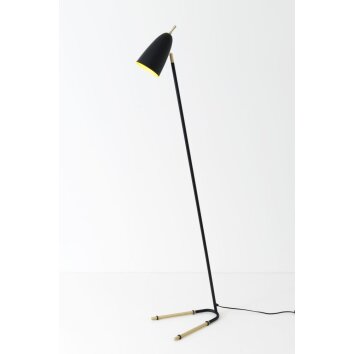 Holländer OBELISCO piantane Oro, Nero, 1-Luce