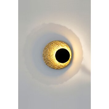 Holländer METEOR Applique LED Oro, Nero, 1-Luce