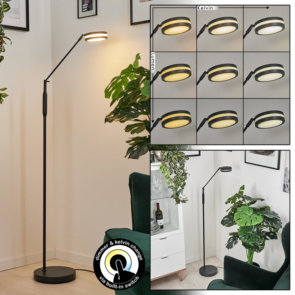 Huallilemu Lampada da terra LED Antracite, 1-Luce main product photo