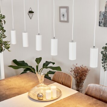 Javel Lampada a Sospensione Bianco, 6-Luci