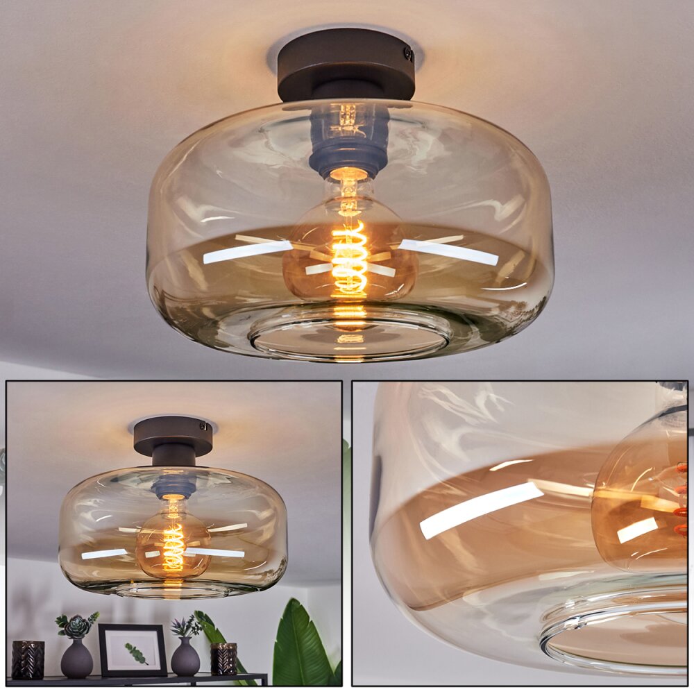 Pedreles Plafoniera Ambrato, 1-Luce main product photo