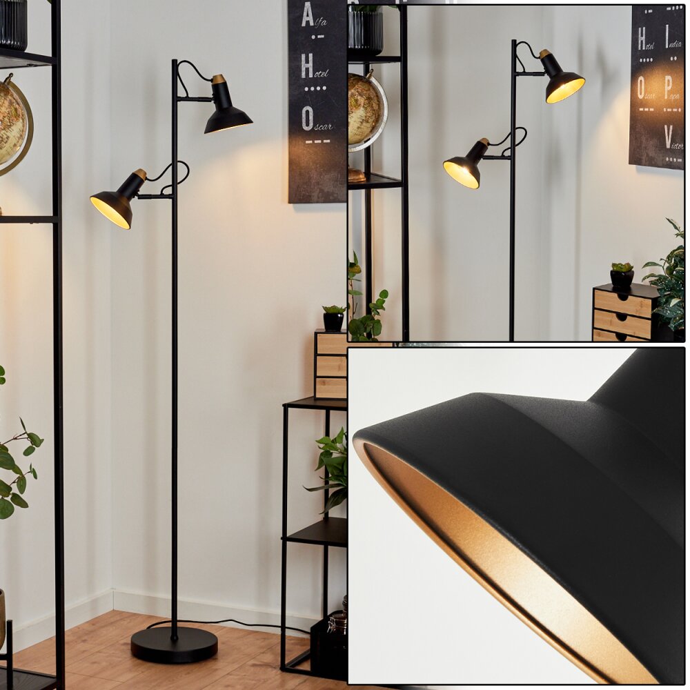 Vouzy Lampada da terra Nero, 2-Luci main product photo
