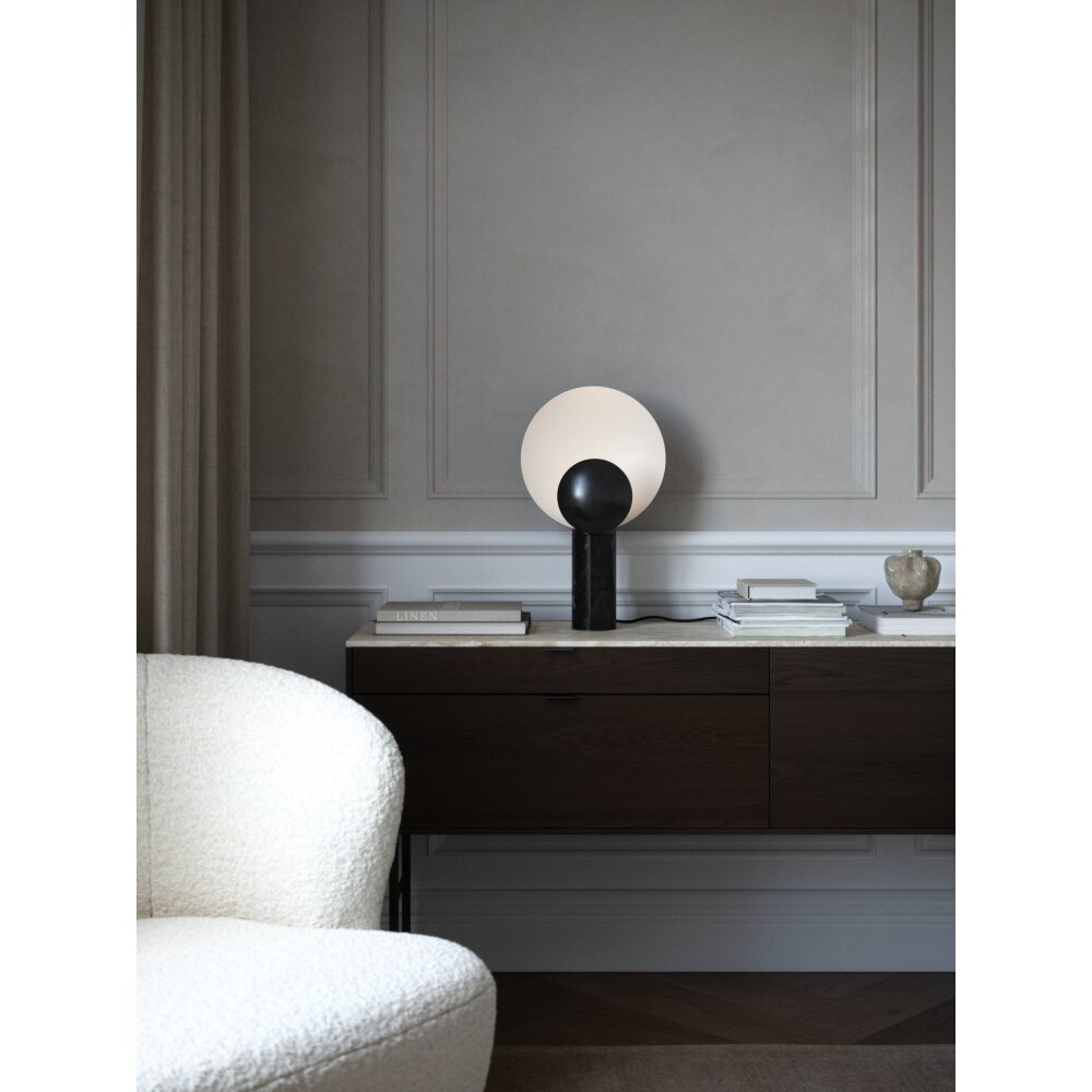 Design For The People by Nordlux CACHÉ Lampada da tavolo Nero, Bianco, 1-Luce main product photo