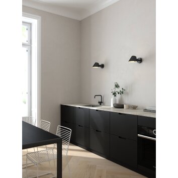 Design For The People by Nordlux STAY Applique Nero, 1-Luce