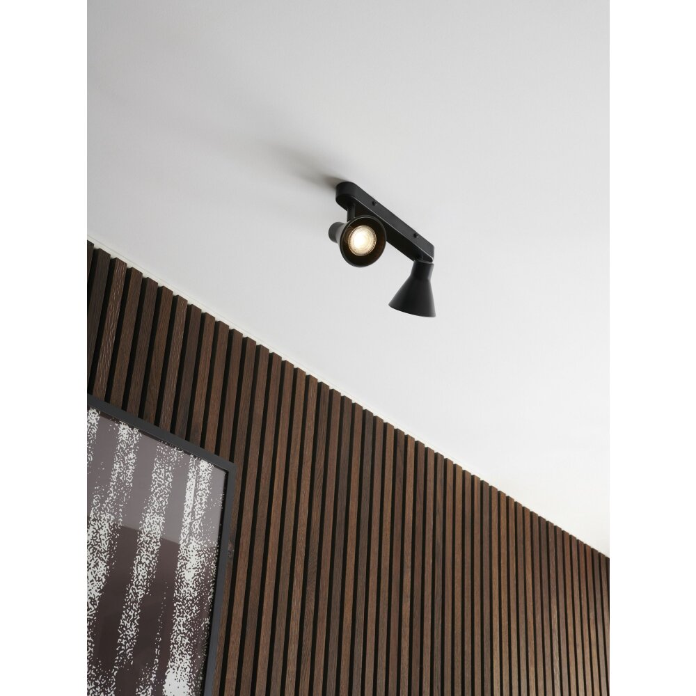 Nordlux EIK Plafoniera Nero, 2-Luci main product photo