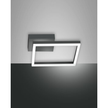 Fabas Luce Bard Applique LED Antracite, 1-Luce