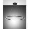 Fabas Luce Giotto Lampada a Sospensione LED Nero, 1-Luce