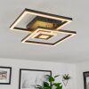 Serzedelo Plafoniera LED Nero, 1-Luce