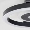 Canhoso Plafoniera LED Nero, 1-Luce