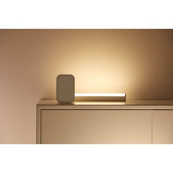 Philips WiZ LightBar Lampada da tavolo LED Bianco, 1-Luce, Cambia colore