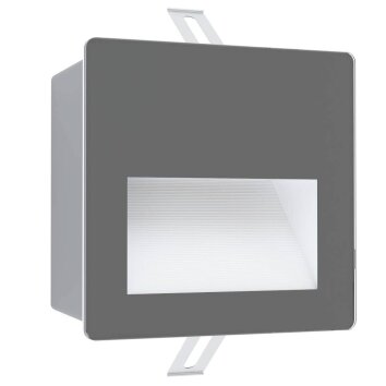 Eglo ARACENA Applique da incasso LED Nero, Bianco, 1-Luce