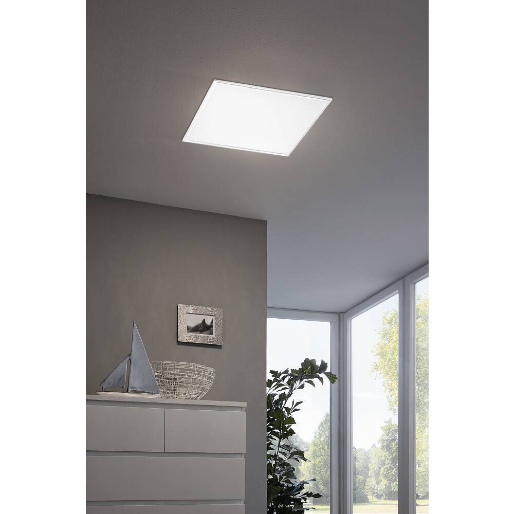 Eglo SALOBRENA-C Lampada a pannello LED Bianco, 1-Luce, Telecomando main product photo