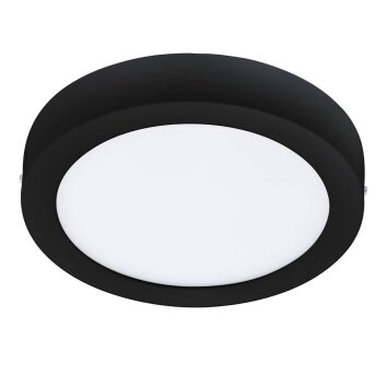 Eglo FUEVA-Z Plafoniera LED Nero, 1-Luce