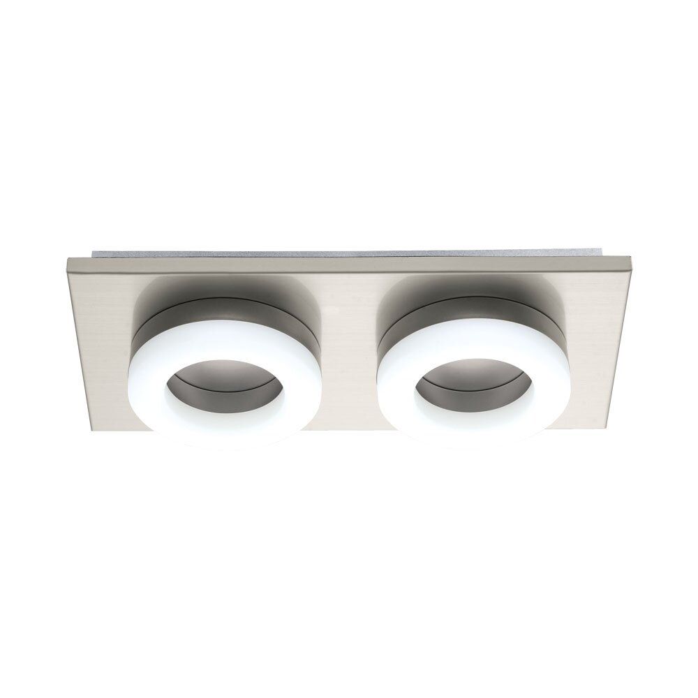 Eglo PALENA Plafoniera LED Nichel opaco, 2-Luci main product photo