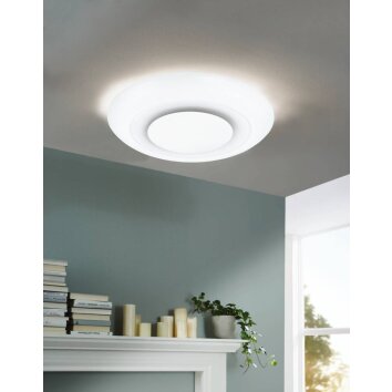 Eglo BATIDA Plafoniera LED Bianco, 1-Luce, Telecomando Eglo BATIDA Plafoniera LED Bianco, 1-Luce, Telecomando