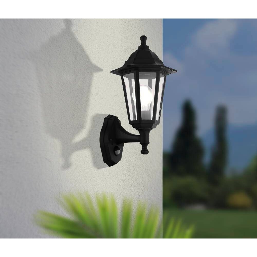 Eglo DUANERA Applique da esterno Nero, 1-Luce, Sensori di movimento main product photo