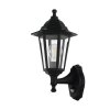 Eglo DUANERA Applique da esterno Nero, 1-Luce, Sensori di movimento