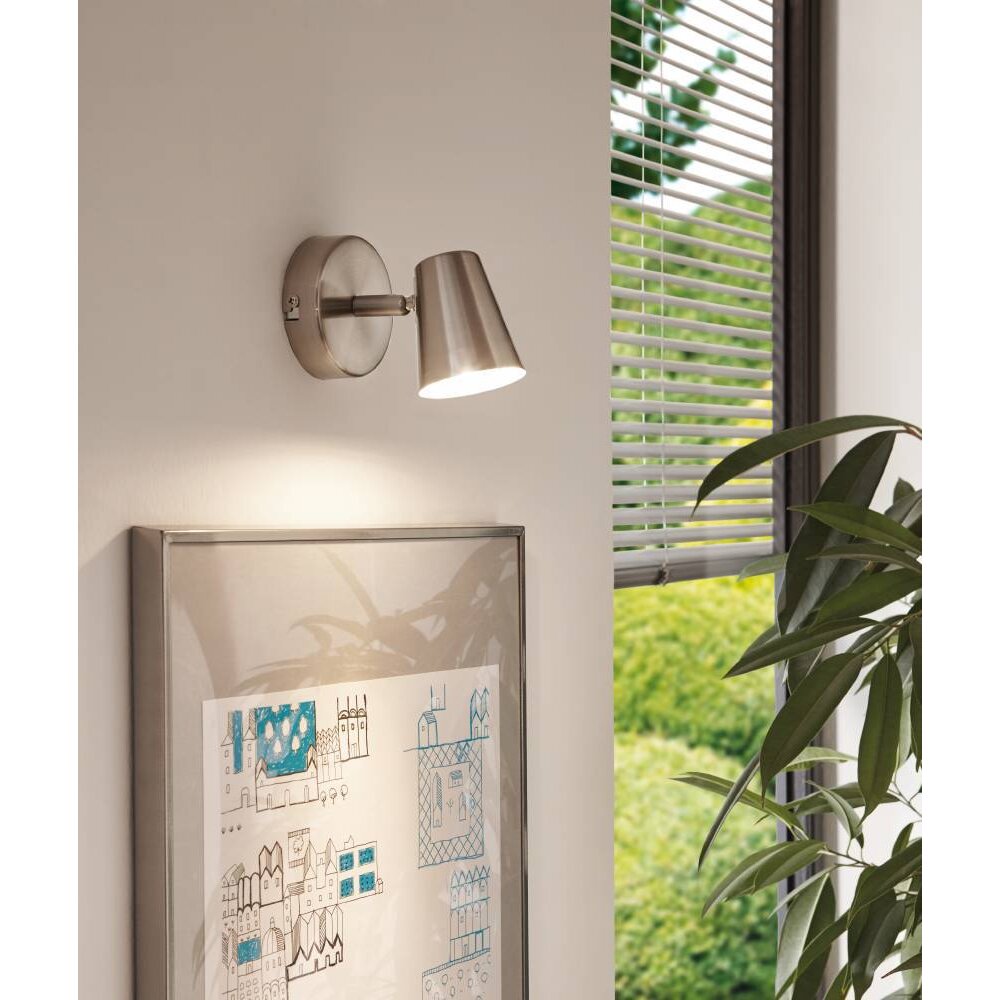 Eglo TRAVALE Applique LED Nichel opaco, 1-Luce main product photo