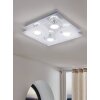 Eglo CABI Plafoniera LED Cromo, 4-Luci