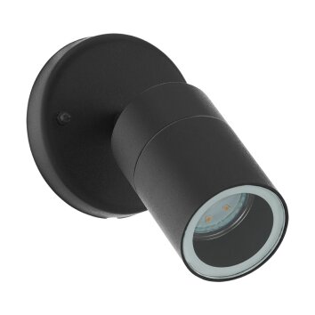 Eglo STOCKHOLM Applique da esterno LED Nero, 1-Luce