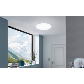 Eglo FRANIA Plafoniera LED Bianco, 1-Luce