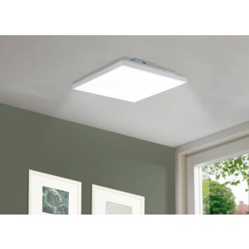 Eglo CALEMAR Plafoniera LED Bianco, 1-Luce