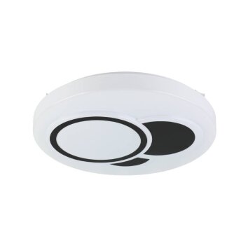 Eglo ESPARTACO Plafoniera LED Bianco, 1-Luce, Telecomando