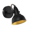 Eglo THORNTON Applique Oro, Nero, 1-Luce